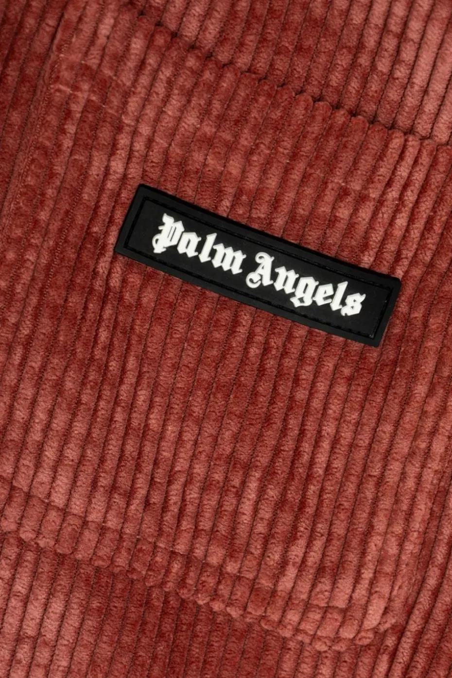 Palm Angels Kids RÓŻOWY Sztruksowa kurtka