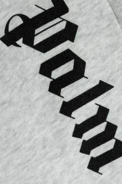 Palm Angels Kids SZARY Spodnie dresowe z nadrukowanym logo
