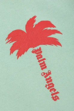 Palm Angels Kids ZIELONY Bluza z logo