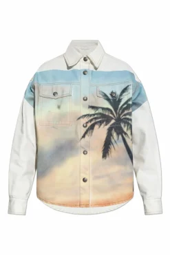 Palm Angels MULTIKOLOR Kurtka z nadrukiem