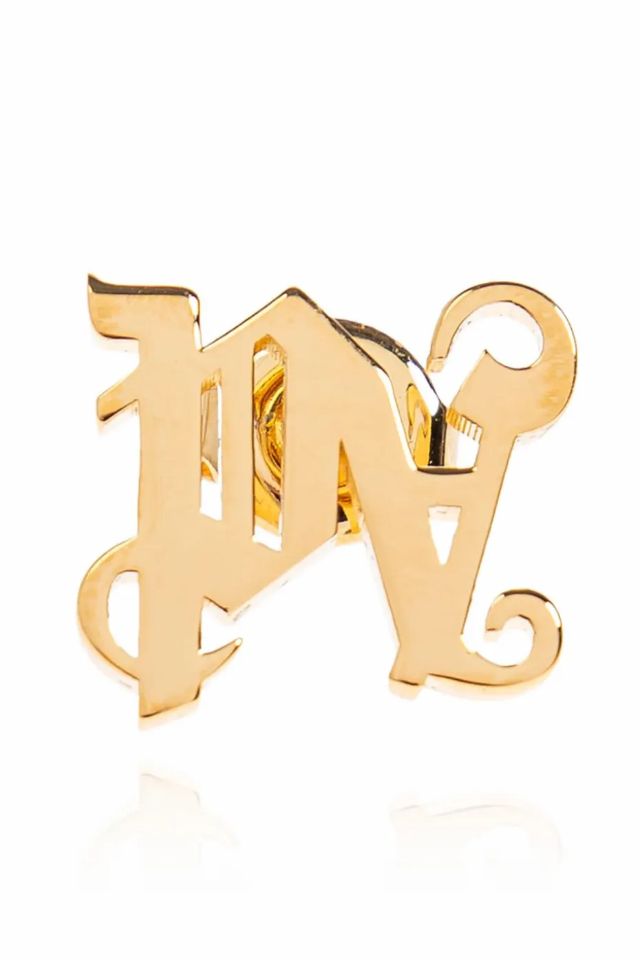 Palm Angels ZŁOTY Kolczyki z logo