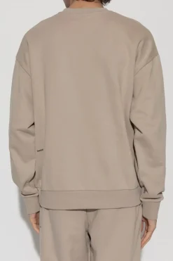 Pangaia beżowy Bluza z logo