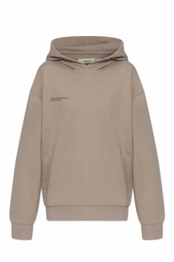 Pangaia beżowy Bluza z logo
