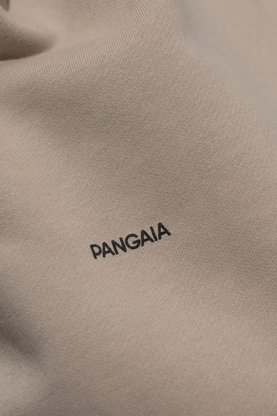 Pangaia beżowy Bluza z logo