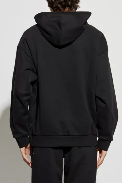 Pangaia CZARNY Bluza z logo