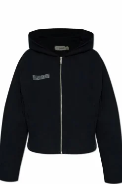 Pangaia CZARNY Bluza z logo