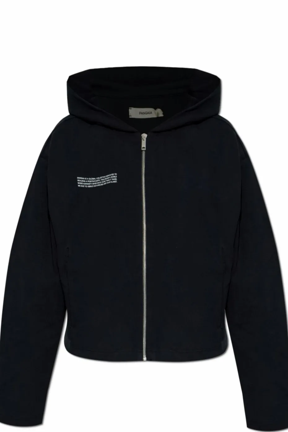 Pangaia CZARNY Bluza z logo