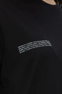 Pangaia CZARNY Trójpak t-shirtów