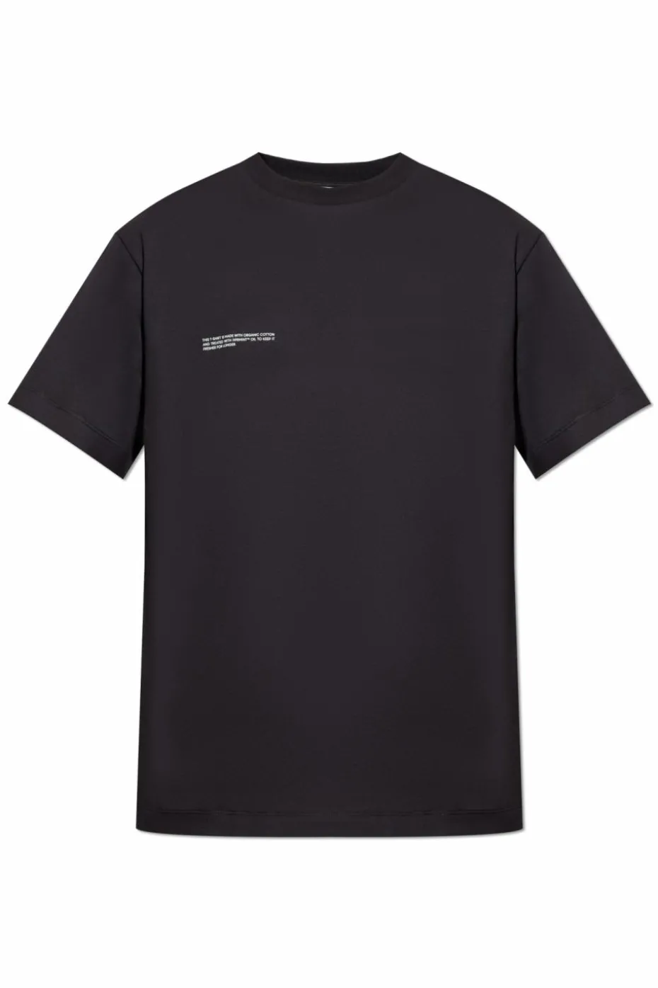 Pangaia CZARNY T-shirt z logo