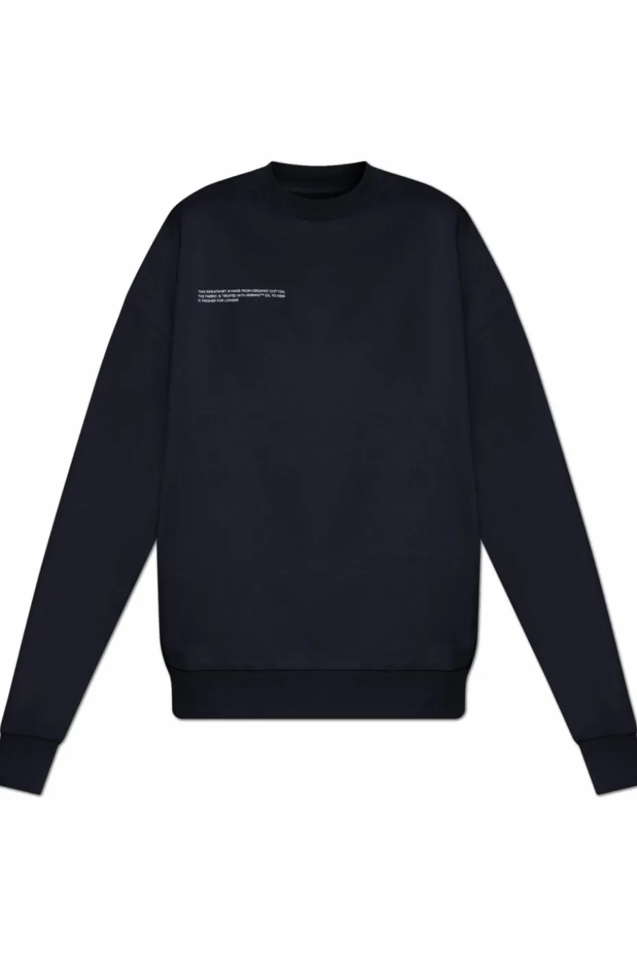 Pangaia GRANATOWY Bluza z logo