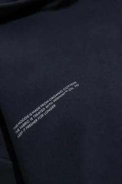 Pangaia GRANATOWY Bluza z logo