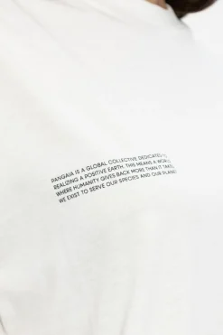 Pangaia kremowy Trójpak t-shirtów