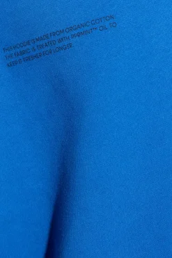 Pangaia NIEBIESKI Bluza z logo