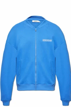 Pangaia NIEBIESKI Bluza z logo