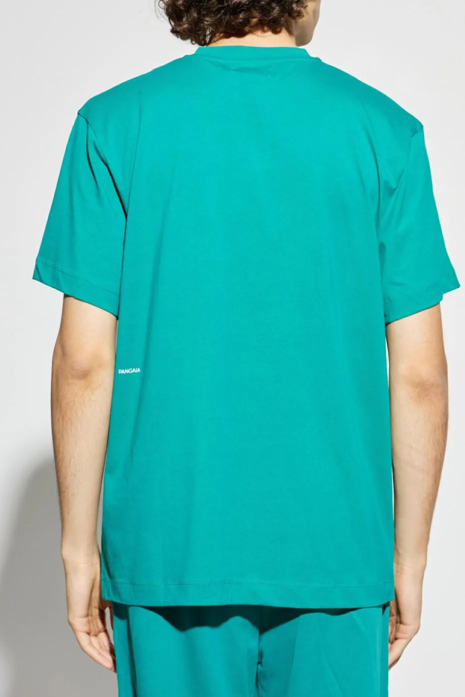 Pangaia ZIELONY T-shirt z logo