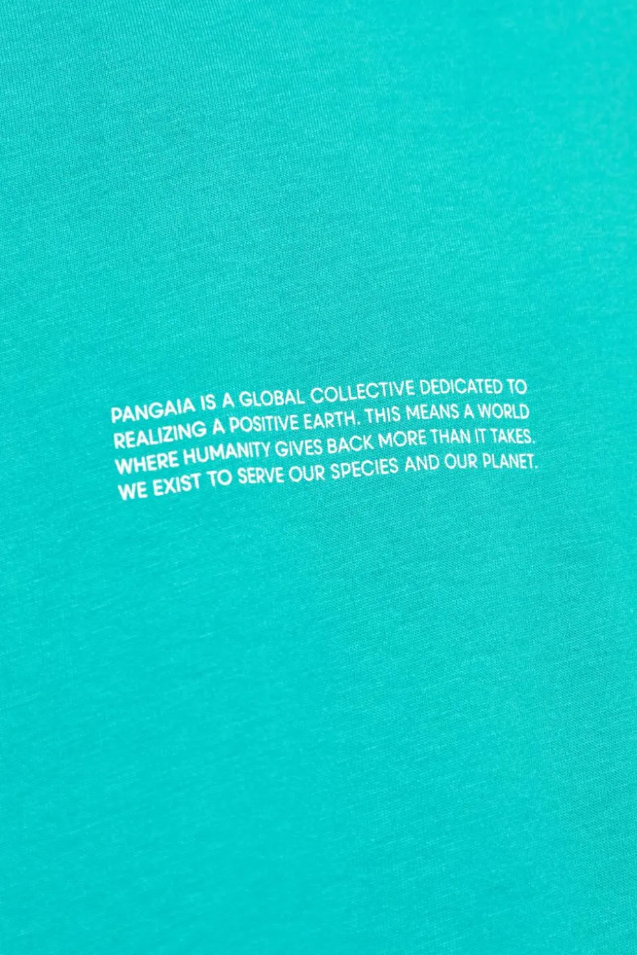 Pangaia ZIELONY T-shirt z logo