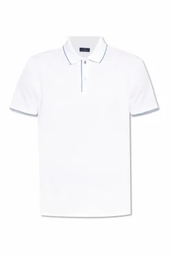 Paul & Shark BIAŁY Bawełniane polo