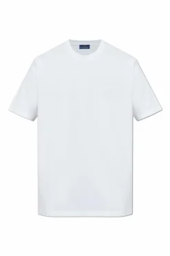 Paul & Shark BIAŁY T-shirt z wyszytym logo