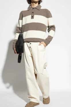 Paul & Shark kremowy Wełniany sweter