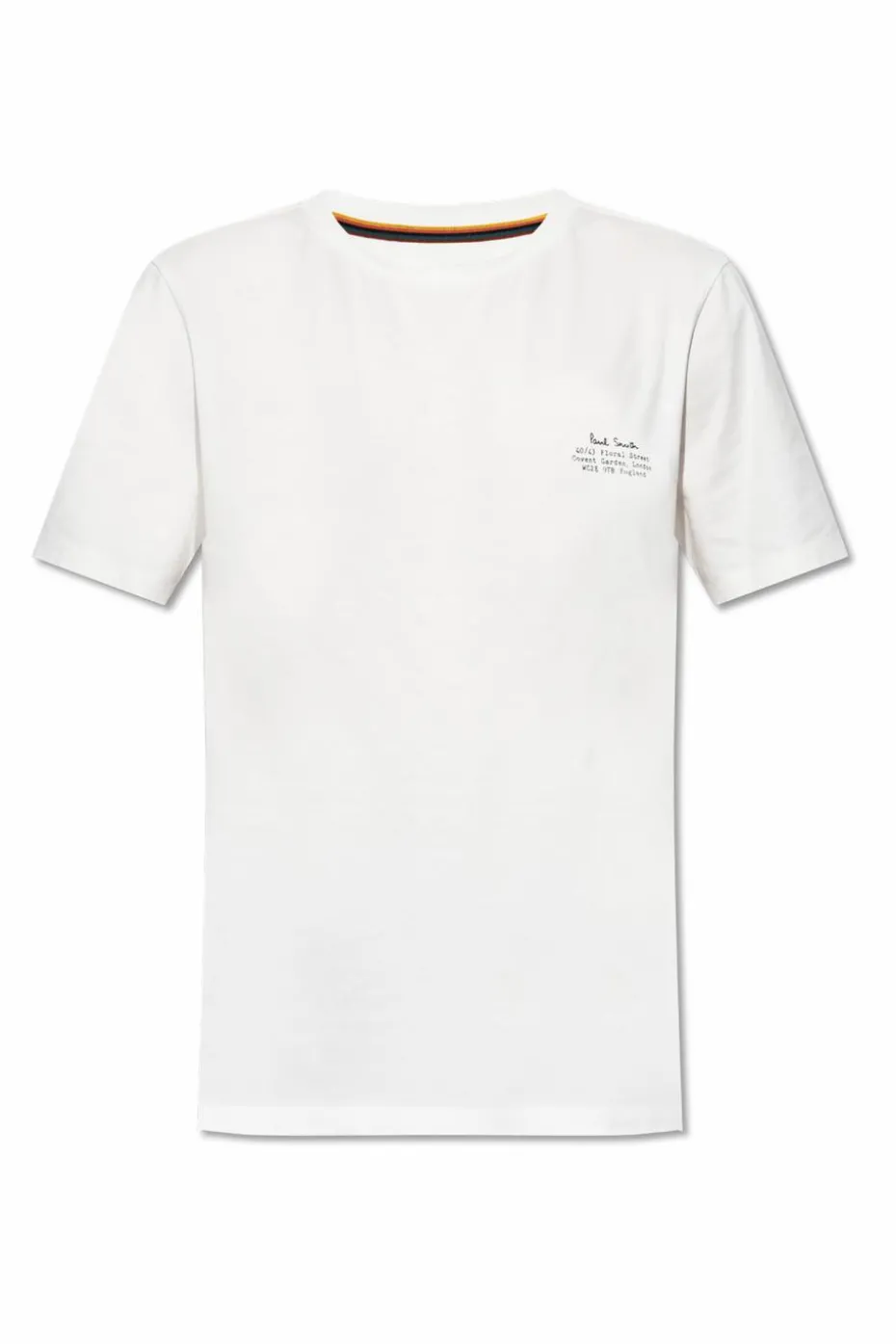 Paul Smith BIAŁY T-shirt z nadrukiem