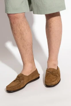Paul Smith BRĄZOWY Skórzane buty