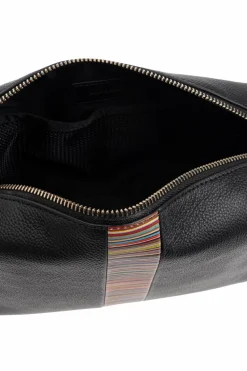 Paul Smith CZARNY Skórzana kosmetyczka