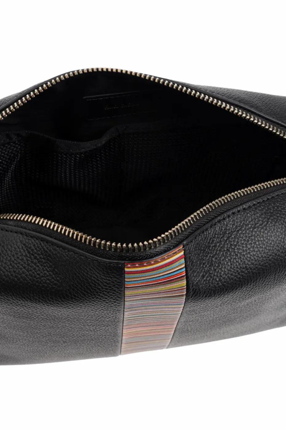 Paul Smith CZARNY Skórzana kosmetyczka
