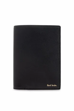 Paul Smith CZARNY Skórzane etui na dokumenty