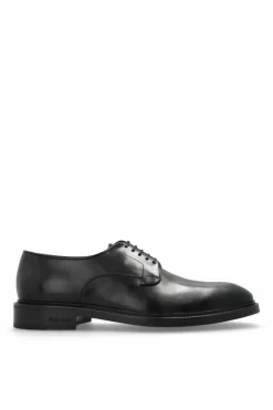 Paul Smith CZARNY Skórzane buty
