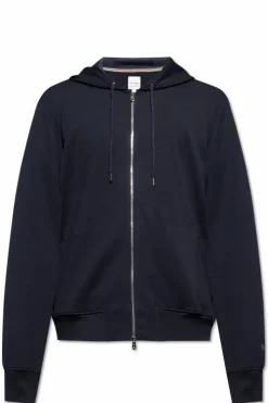 Paul Smith GRANATOWY Bluza z kapturem