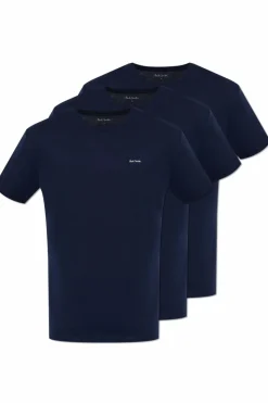 Paul Smith GRANATOWY Trójpak t-shirtów