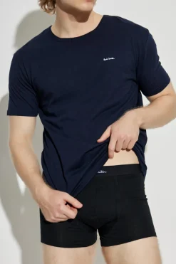 Paul Smith GRANATOWY Trójpak t-shirtów