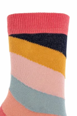 Paul Smith MULTIKOLOR Trójpak bawełnianych skarpet z lureksową nicią