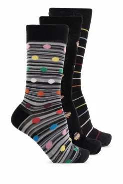 Paul Smith MULTIKOLOR Trójpak skarpet