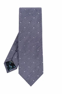 Paul Smith NIEBIESKI Krawat ze wzorem w kropki