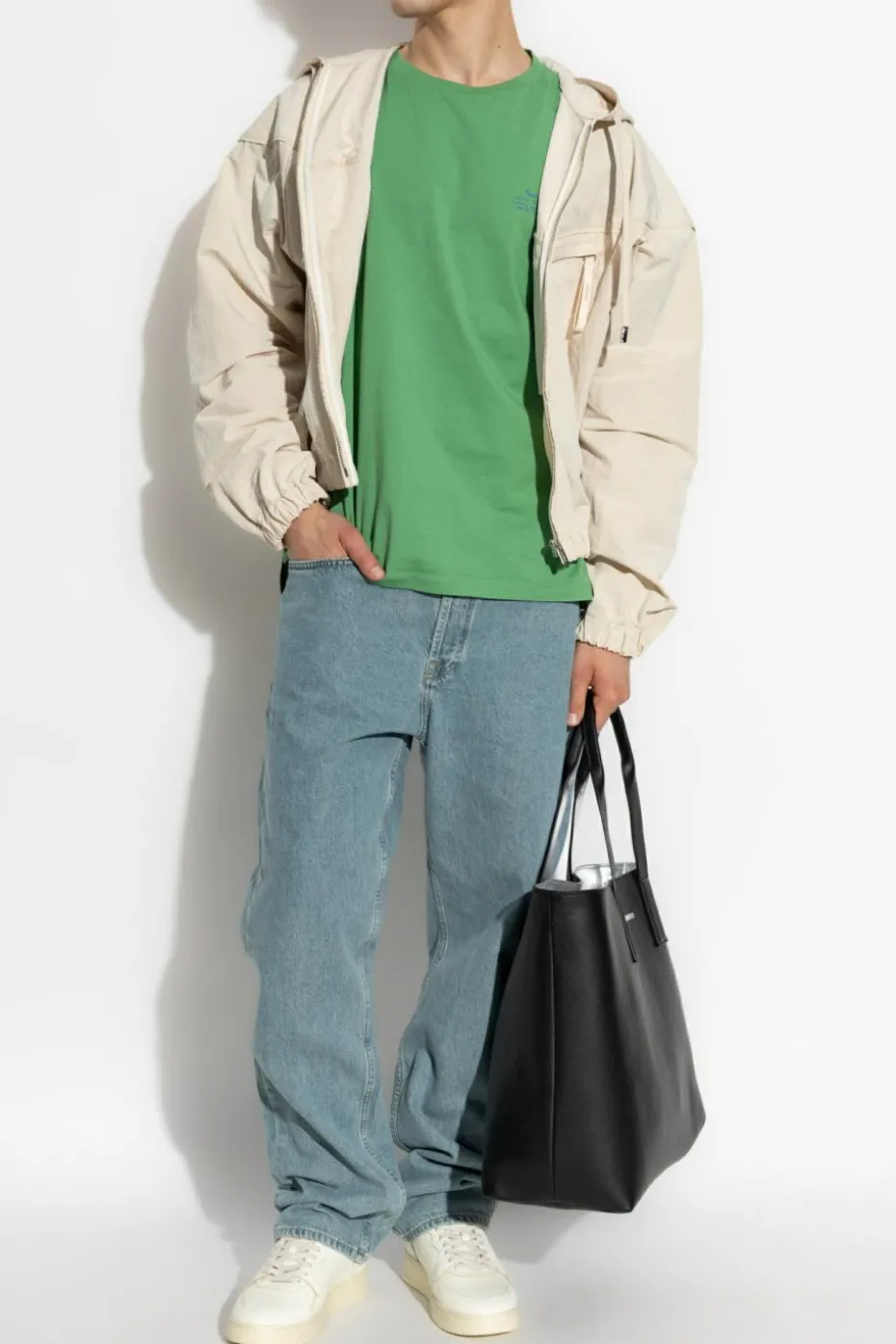 Paul Smith ZIELONY T-shirt z nadrukiem