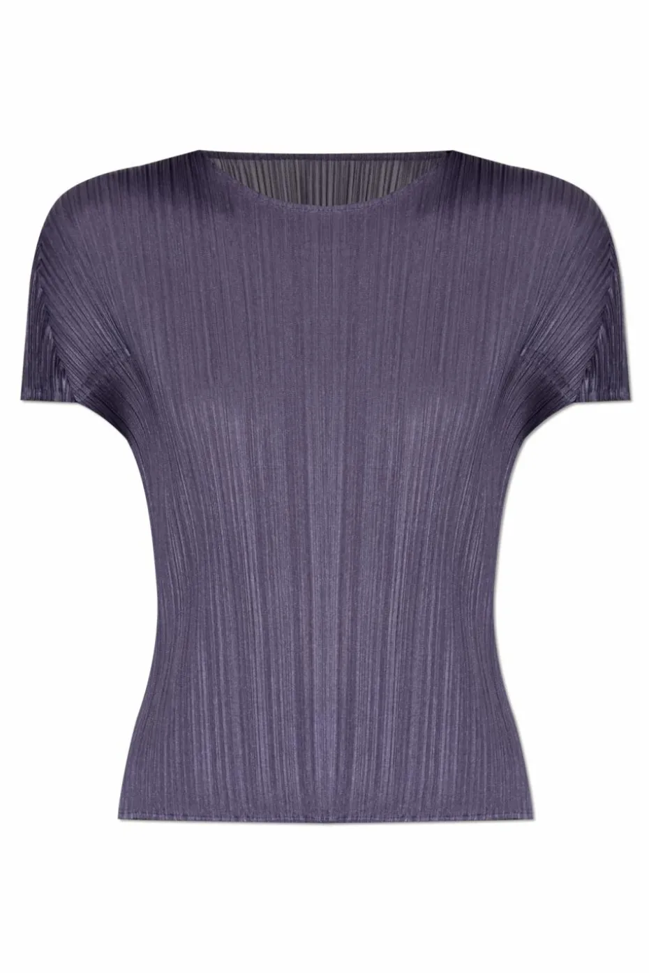Pleats Please Issey Miyake FIOLETOWY Plisowany top