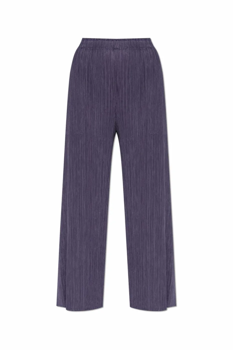 Pleats Please Issey Miyake FIOLETOWY Plisowane spodnie
