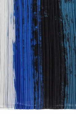 Pleats Please Issey Miyake NIEBIESKI Plisowany szal