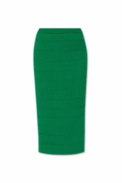Pleats Please Issey Miyake ZIELONY Ołówkowa spódnica
