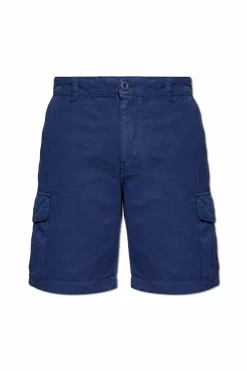 PS Paul Smith GRANATOWY Szorty z logo