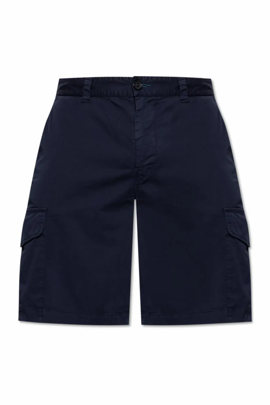 PS Paul Smith GRANATOWY Szorty typu `cargo`