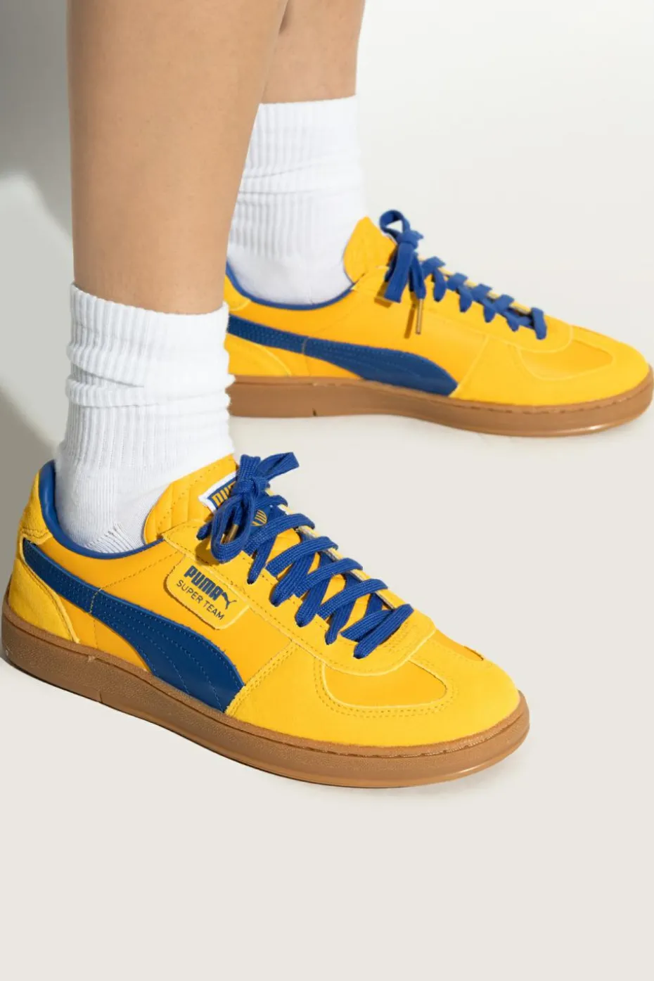 Puma ŻÓŁTY Buty sportowe `Super Team Parma`