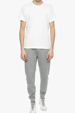 Rag & Bone BIAŁY Bawełniany t-shirt z okrągłym dekoltem