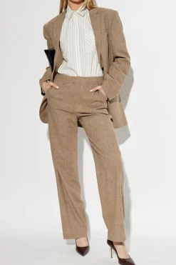 Rag & Bone BRĄZOWY Spodnie `Shea`