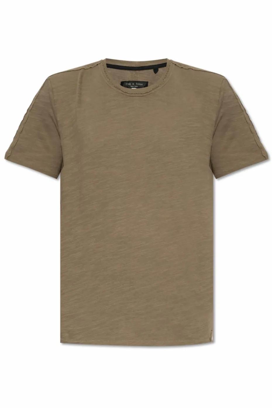 Rag & Bone BRĄZOWY T-shirt `Flamę`