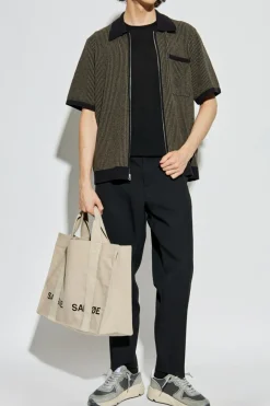 Rag & Bone CZARNY Koszula ze wzorem w pasy