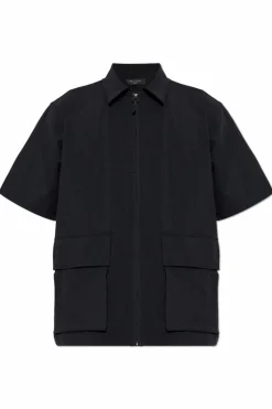 Rag & Bone CZARNY Koszula z kieszeniami