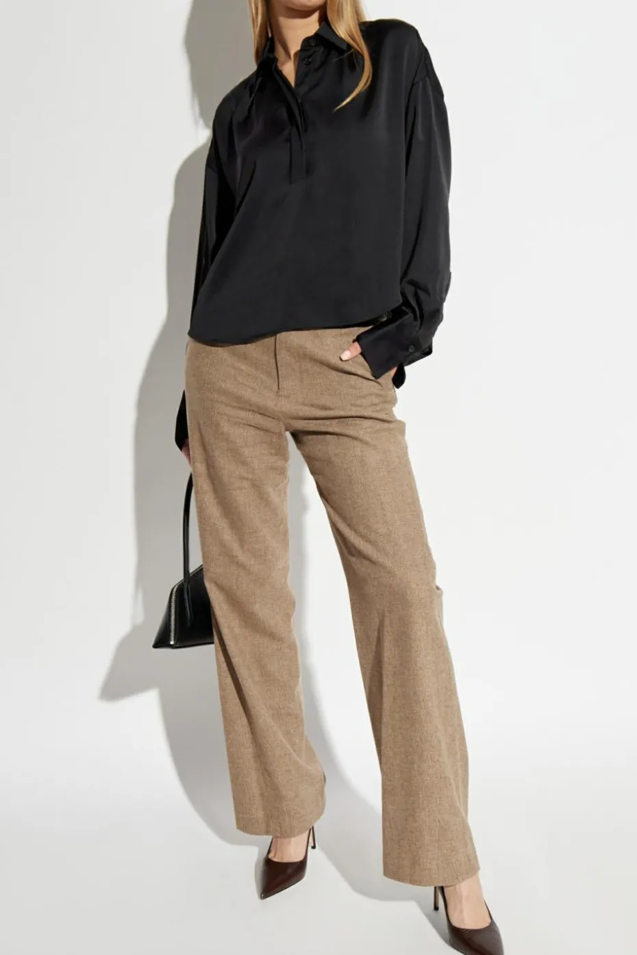 Rag & Bone CZARNY Koszula `Martha`