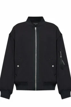 Rag & Bone CZARNY Kurtka `Terry` typu `bomber`